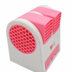 AC Mini Fan Portable USB Air Conditioner Ac Duduk Portable - Pink