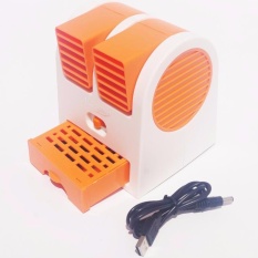 AC Mini Fan Portable USB Super Dingin - Orange
