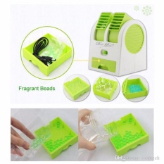 WIAR AC MINI USB PORTABLE DOUBLE BLOWER/KIPAS ANGIN DUDUK MINI FAN