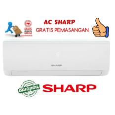 AC Sharp 1 PK AH-A9UCY Original Garansi Resmi 1th (FREE ONGKIR, SUDAH PASANG)