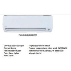 AC Split Daikin 1/2 PK Standard Malaysia R32 Non Inverter FTV15AXV14 - Free Instalasi + Aksesoris KHUSUS JAKARTA, TABEK(MINIMAL 2 UNIT FREE ONGKIR)