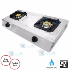 Airlux Kompor Gas 2Tungku GC-2202Sx Stainless - Silver