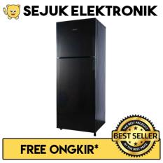 Aqua AQR-D270 Kulkas 2 Pintu - 220L - DARK SILVER (JADETABEK ONLY)