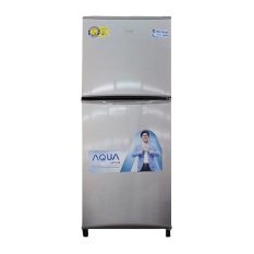 AQUA Kulkas Lemari Es 2 Pintu AQR-D240(S) - Kapasitas 169 Liter - Silver hairline