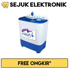 Aqua QW-740XT Mesin Cuci 2 Tabung - 7 Kg - Putih Biru (FREE ONGKIR KHUSUS JAKARTA)