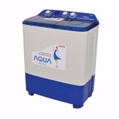 Aqua QW880XT pink / AQW 870 (Biru)/AQW 881 PUTIH Mesin Cuci Dua Tabung 7.5kg