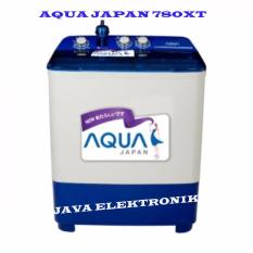Aqua sanyo QW780-XT Mesin Cuci Dua Tabung garansi motor 5tahun