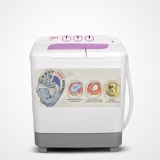 Arisa AW-8898 Mesin Cuci Twin Tub 8Kg LOW WATT 120W (NEW) - Khusus JABODETABEK