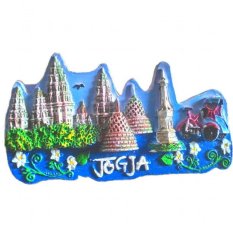 ARTA Magnet Kulkas Candi Prambanan-Biru