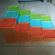 BEST PROMO TOPLES LEMONY 1 SET ISI 4PCS / TOPLES BERANAK / BUKAN MERK TUPPERWARE