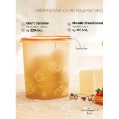 BEST PROMO TUPPERWARE GIANT CANISTER TOPLES UKURAN 8 KOMA 4 LITER LT