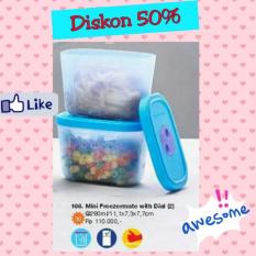 BEST PROMO TUPPERWARE MINI FREEZERMATE WITH DIAL (WADAH DI KULKAS) DISKON 50%