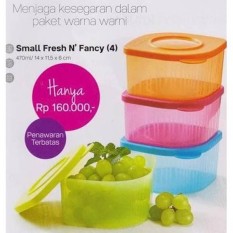 BEST PROMO TUPPERWARE SMALL FRESH N FANCY WADAH TEMPAT MAKANAN IMUT