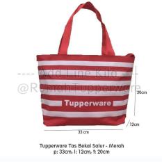 BEST PROMO TUPPERWARE TAS MODEL SALUR - DILENGKAPI SELETING (MERAH/BIRU)HOT ITEM!