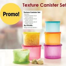 BEST PROMO TUPPERWARE TEXTURE CANISTER TOPLES KECIL LUCU