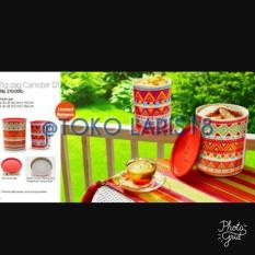 BEST PROMO TUPPERWARE ZIG ZAG CANISTER (TOPLES)