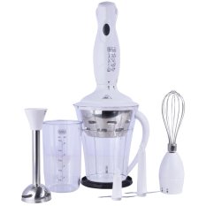 Black & Decker Hand Blender With Chopper & Ice Crusher SB3240BI - Putih