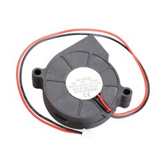 Hitam Brushless DC Cooling Blower Fan 2 Kabel 5015 S 12 V 0.06A 50x15mm