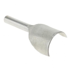 BolehDeals Alat Kerajinan Kulit Setengah Lingkaran Pemotong Pukulan Sabuk Dompet Akhirnya DIY 45mm-Intl