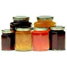 Botol/Toples Jar Kaca Sambal Sambel Bumbu Selai Segienam - 63E779