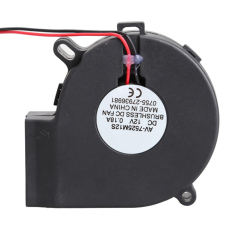 DC Tanpa Sikat Peniup Kipas Pendingin Lengan-Bantalan 7525 S 12 V 0,18 Amp 75X33 Mm