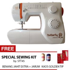 Butterfly JH5832A Mesin Jahit Portable Serbaguna + Gratis Paket Hadiah