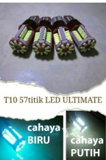 Cahaya PUTIH Lampu T10 Led 57 titik CANBUS Super Bright Senja Mundur
