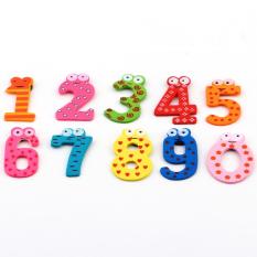 CHEER 10 Pcs Kulkas Kayu Magnet Pendidikan Belajar Lucu Kid Toy Hadiah Natal