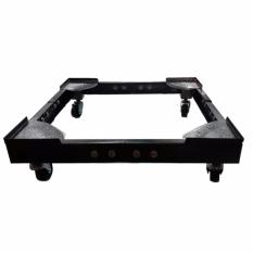 CKM Roda Kulkas/ Mesin cuci Multi Ukuran Bisa Disetel -Hitam