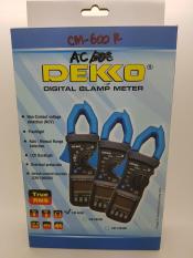 Clamp Meter AC ( Tang Ampere ) DEKKO CM-600R ( TRUE RMS ) Thermometer
