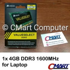 Corsair 4GB DDR3 1600 MHz SODIMM Memory RAM Laptop CMSO4GX3M1A1600C11