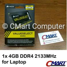 Corsair 4GB DDR4 2133 MHz SODIMM Memory RAM Laptop CMSO4GX4M1A2133C15