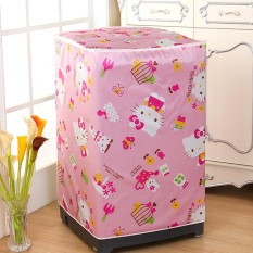 Cover Mesin Cuci - Model A, 1 Tabung Buka Atas - Bahan Satin, Tebal, Anti Air, Anti Panas