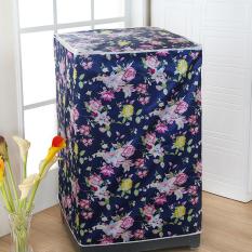 Cover Mesin Cuci - Model C, 2 Tabung - Bahan Satin, Tebal, Anti Air, Anti Panas