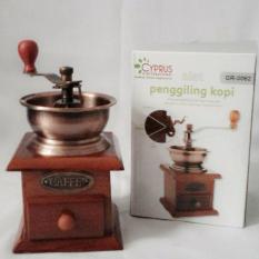 CYPRUS Grinder Coffee Manual Penggiling Kopi Box Kayu GR-0062