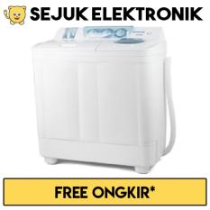 Denpoo DW-898W Mesin Cuci 2 Tabung 7 Kg - Putih (Khusus JADETABEK)