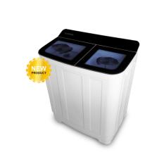 Denpoo DW976 Mesin Cuci 2 Tabung 7Kg Tempered Glass-Khusus JABODETABEK