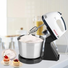 Elektrik 7 Kecepatan Kue Adonan Roti Mixer Telur Beater dengan Bowl 220 V 100 W-Internasional