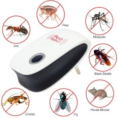 Versi Yang Disempurnakan Cat Elektronik Ultrasonic Anti Nyamuk Serangga Repeller Rat Kecoak Tikus Pest Reject Repellent EU/US Plug- INTL