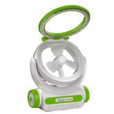 Fan Table Aoki 2 In 1 With LED Emergency Lamp / Kipas Angin Sekaligus Lampu Emergency LED