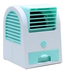 Fragrance Fan USB Mini Fan USB Kipas Angin Aromaterapi Parfum AC mini AC Portable Pendingin Ruangan Pengharum Ruangan AC Pendingin Kipas Duduk - Hijau