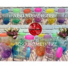 Gelas Toples Harvest Time / Mug Jar Drinking Jar Gradasi Tutup Warna - Cc657c