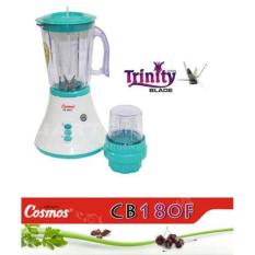 Gogo Grosir Cosmos CB 180F Blender - Plastik (Lake Blue 500-1000ml)