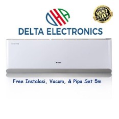 GREE 09GEE AC 1PK Inverter Series + Instalasi, vacum, Pipa Set 5m