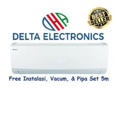 GREE 09MOO AC Standard 1PK + Instalasi,Vacum,Pipa Set 5m