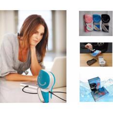 Hand Held Air Condition Fan - Kipas Pendingin Udara Humidifier Tangan AC Genggam AC Portable Portale Air Cooler AC Murah Kipas Portable Kipas USB Kipas Best Seller - Warna Random