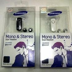 Handsfree Samsung Bluetooth Hm3500 Original (Earphone / Headset) White And Black (Support Earphone