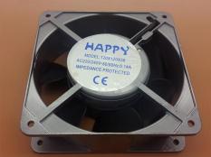 HAPPY Cooling Fan AC 220V ukuran 12 x 12 x 3.7 cm / kipas