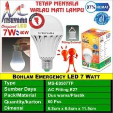 Jual Lampu Led Emergancy 7Watt Mitsuyama Diskon