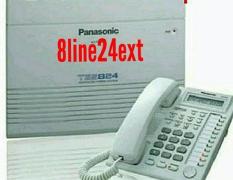JUAL Panasonic PABX 8 lines 24 Extension PBX Unit KX-TES824 TES 824